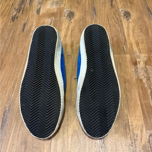 Golden Goose Blue Sneakers with Black Heel silver star rare color combo men’s - Picture 2 of 5